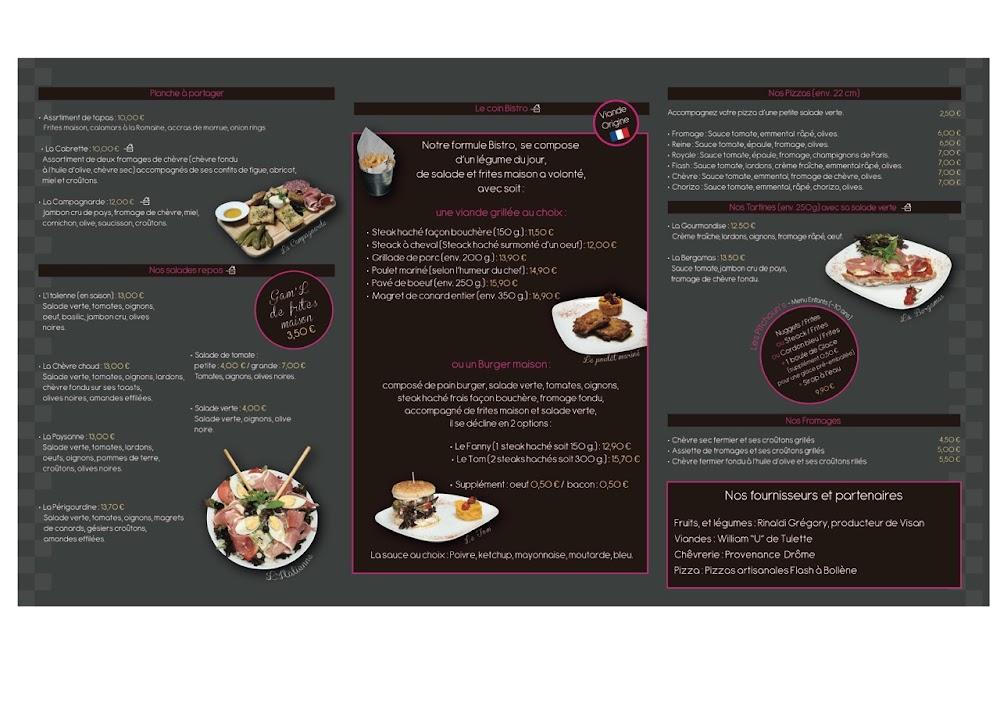 Restaurant La Gam'l à César - Menu Image 2